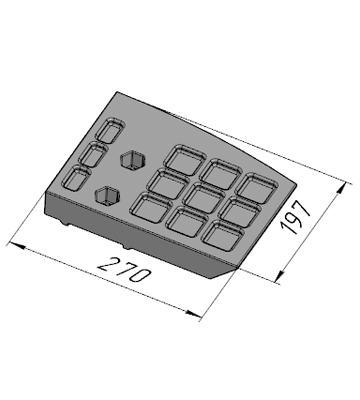 Р-510 (JB3000D.6-1; 1100014602) Лопатка правая NFLG